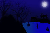 Dark night Landscape Design