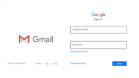 Gmail Signin Page on Behance
