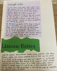 Concept note and learning outcome