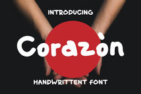 Free Corazon - Handwritten Display Font