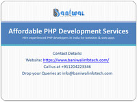 Expert PHP Web Development Services Provider
