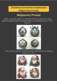 Christmas ornaments sublimation