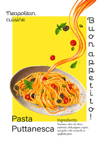 Pasta poster A4