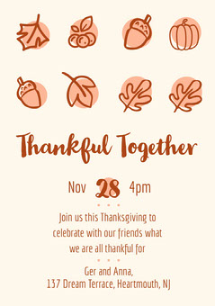 Free Customizable Templates For Thanksgiving Adobe Spark