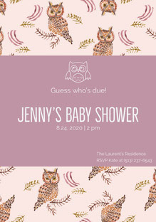 Inviti Per Baby Shower Adobe Spark