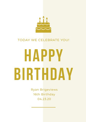 Birthday Invitations Adobe Spark