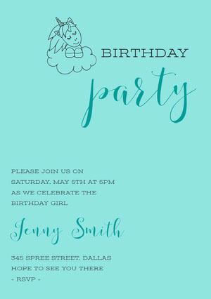 free unicorn birthday cards adobe spark