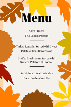 Free Customizable Templates For Thanksgiving Adobe Spark