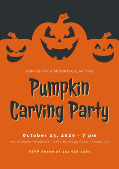 Download Free Free Customizable Halloween Party Invitations Adobe Spark Free SVG Cut Files.