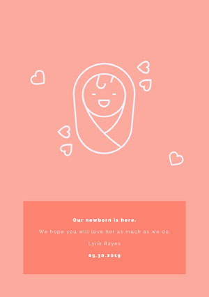 Free Birth Announcement Templates Adobe Spark