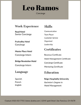 Free Modern Resume Templates Adobe Spark