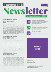 Newsletter template :: Behance