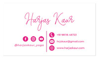 Harjas Kaur Business Card