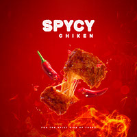 Spicy chicken fry social media post design