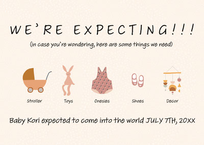 Free Pregnancy Announcement Templates | Adobe Express