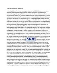 THE BEGINNING OF BUSINESS DRAFT 1