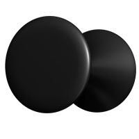 Sleek 3D Black Plastic Alphabet Pack