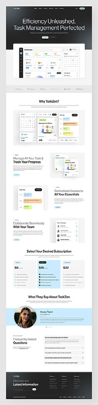 TaskZen : Task Management Dashboard :: Behance