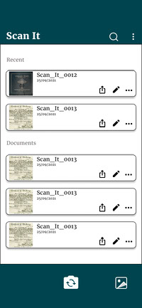 All scanned documents
