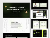 Cryptic - Cryptocurrency Wallet Landing Page