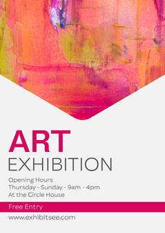 Customizable Art Exhibition Templates Adobe Spark
