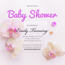 baby shower slideshow invitation