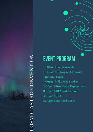 Free Event Program Templates Adobe Spark