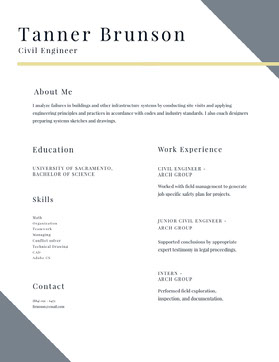 Free Modern Resume Templates Adobe Spark