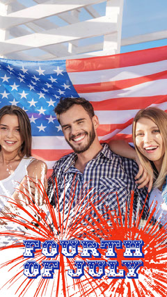 Customizable 4th Of July Templates Adobe Spark