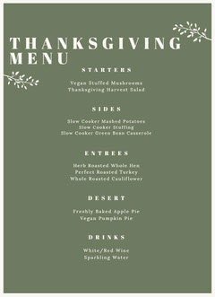 Free Customizable Templates For Thanksgiving Adobe Spark