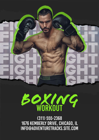 14+ Boxing Poster Template