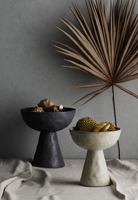 Clay vases with durian