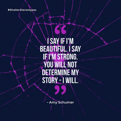 I say if I'm beautiful. I say if I'm strong. You will not determine my story - I will.