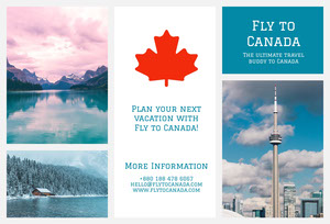 canada travel brochure project