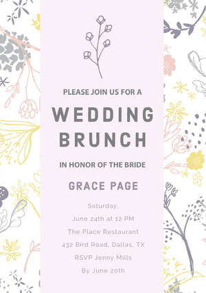 Free Bridal Shower Invitation Templates Adobe Spark