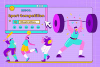 Sport Competition Illustration