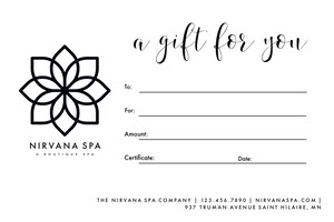 free custom massage gift certificate templates adobe spark