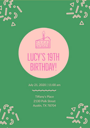 Free Birthday Invitation Templates Create Birthday Invitation Cards Online Adobe Spark Birthday invitation template enables you to create your own in very easy way. adobe spark