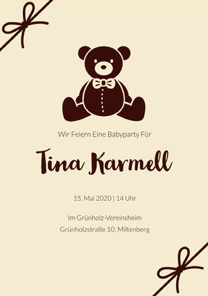 Eine Baby Shower Einladung Online Erstellen Adobe Spark