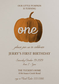 Free 1st Birthday Invitations Adobe Spark