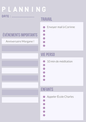 Modele D Agenda Journalier A Imprimer Adobe Spark