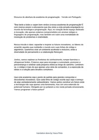 Discurso-Translated version