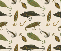 Fly Fishing Repeat Pattern