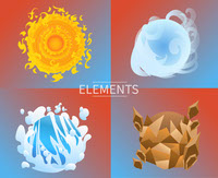 Elements Vector Art :: Behance