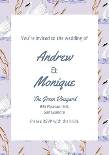 Kostenlose Elegante Vorlagen Fur Hochzeitseinladungen Einladungen Zur Hochzeit Selbst Gemacht Adobe Spark