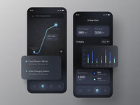 Electric Car Mobile App UI Design
