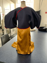 Yubabas costume on a halfsize mannequin