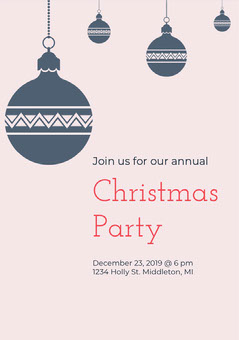 Customizable Christmas Invitation Templates Adobe Spark