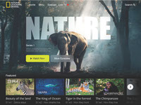 National Geographic Channel UI Clone