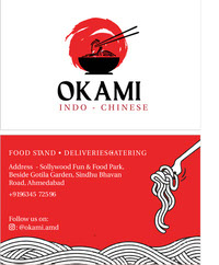 Visiting Card for Chinese Restaurant